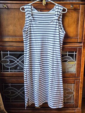 Blue and white stripes ARMOR LUX sleeveless dress